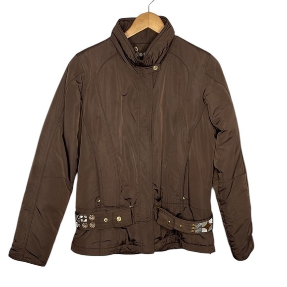 Vintage Y2K Obermeyer Brown Ski Snow Jacket Pant Set Women Size 8 BLEMISH - Picture 9 of 14